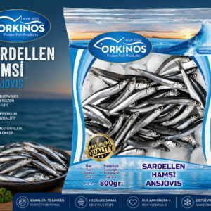 Orkinos Hamsi (Ansjovis) 800g | Premium Diepvries Vis