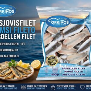 Orkinos Ansjovisfilet 800g | Diepgevroren Hamsi Filet
