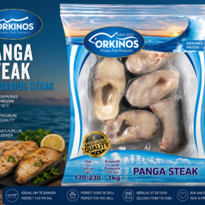 Orkinos Pangasius Steak 1kg | Premium Diepvries Vissteaks