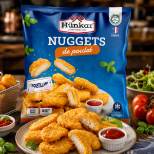 Hünkar Chicken Nuggets (900 g) – Krokante Diepvries Kipnuggets voor Groothandel & Horeca