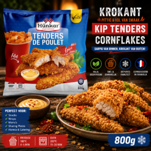 Premium Pittige Hünkar Kip Tenders Cornflakes voor Groothandel & Horeca