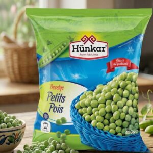 Hünkar Groene Erwten 450g | Vers Ingevroren Diepvriesgroenten