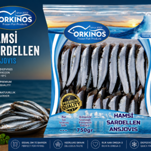 Orkinos Hamsi Sardellen 750g | Premium Diepvries Ansjovis