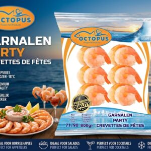 Octopus Garnalen Party 71/90 800g | Diepgevroren Feestgarnalen