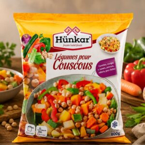 Hünkar Couscous Groentemix 800g | Vers Ingevroren Diepvriesgroenten